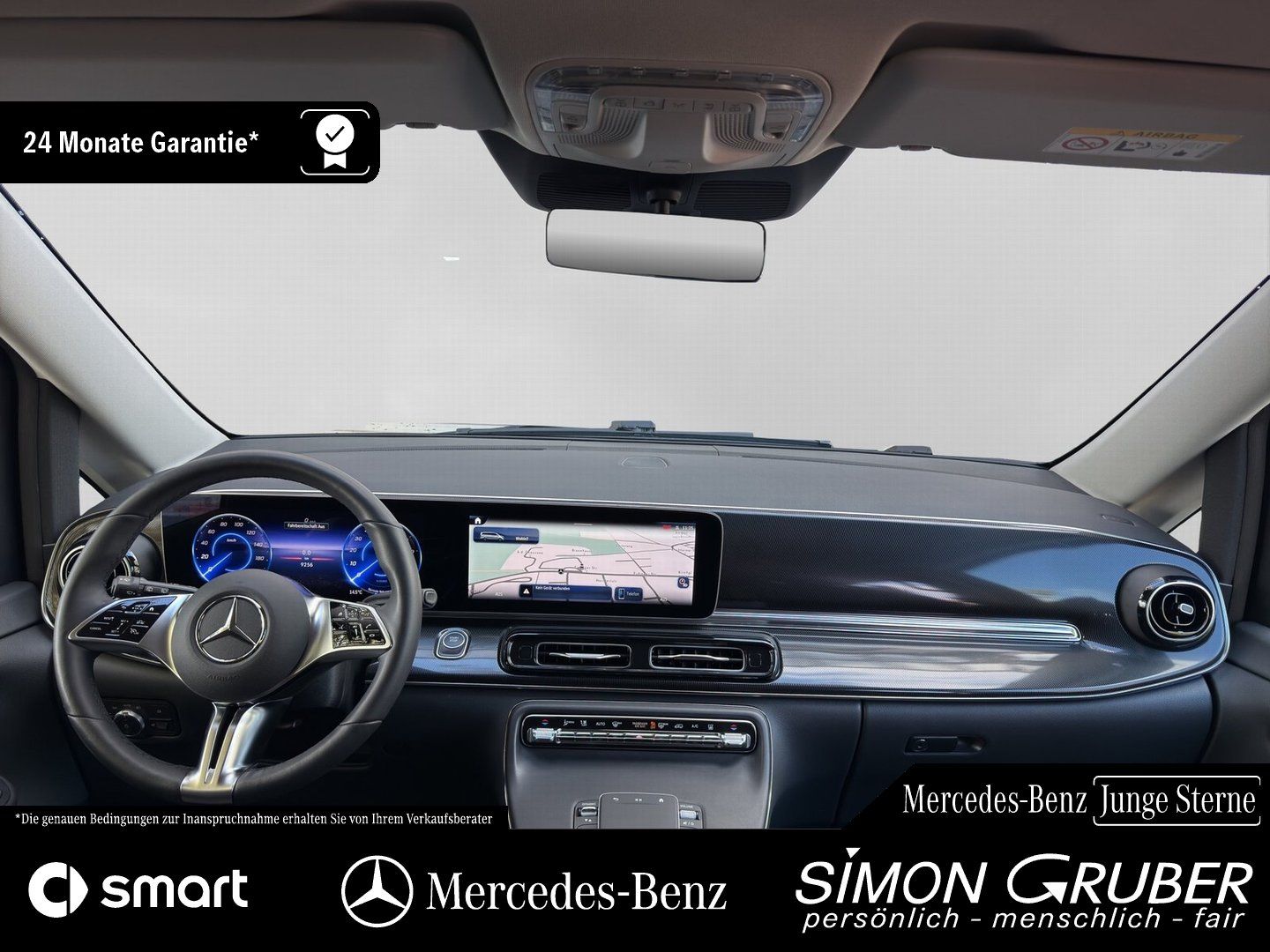 Fahrzeugabbildung Mercedes-Benz EQV 300 lang Leder Multibeam Dist Burm 6 Sitzer