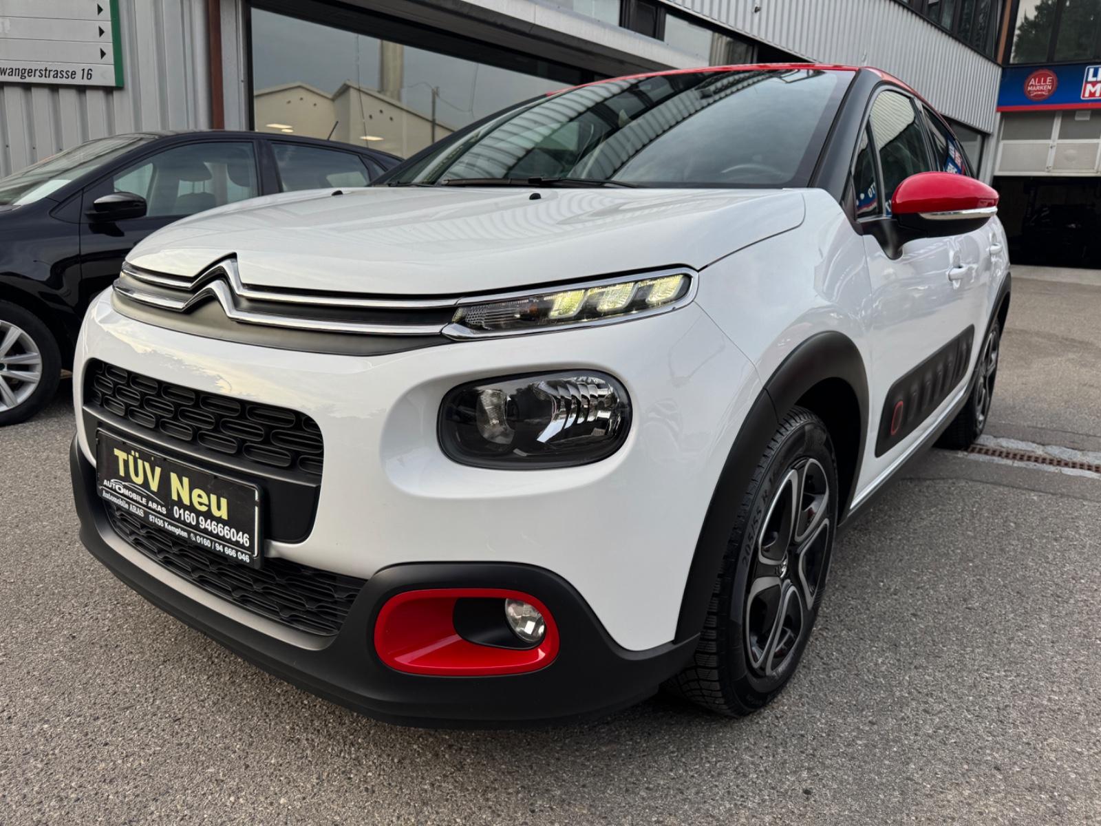 Citroën C3  1.2 Shine Euro6 Tüvneu 1hand Automatik Kame