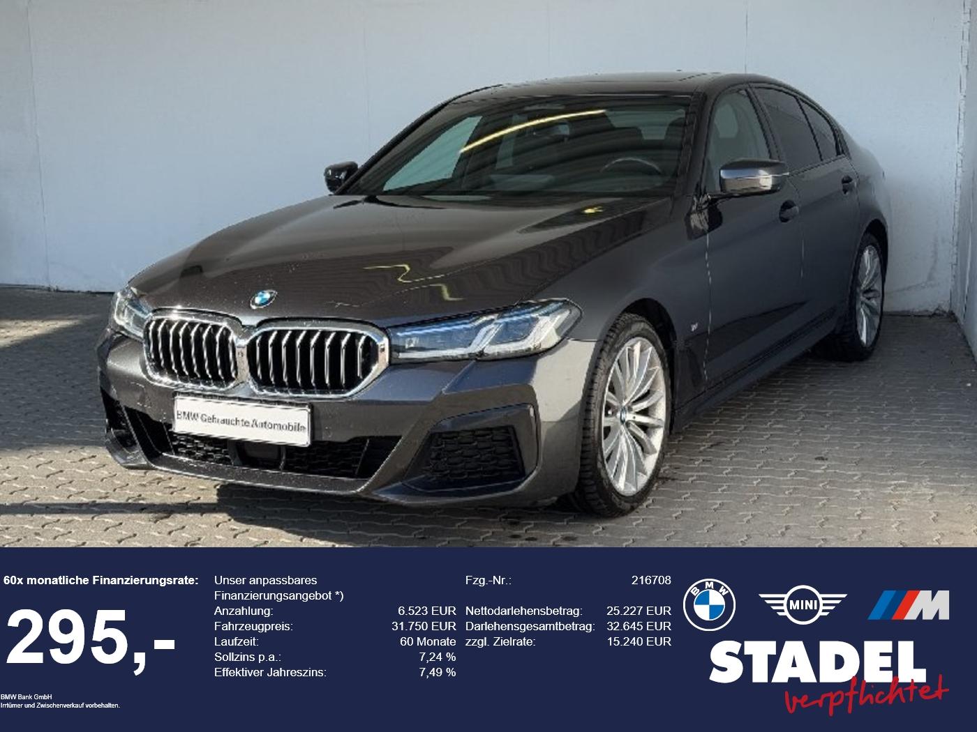 BMW 520d Lim. M Sport Navi.Laser.HuD.ACC.360°.GSD