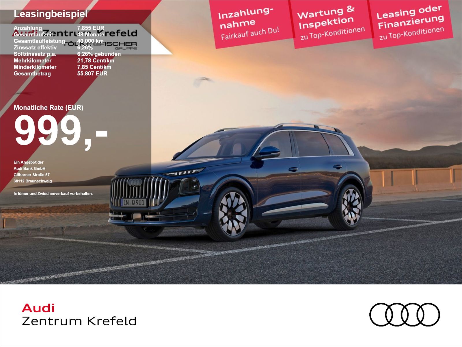 Audi Q9 SUV TDI quattro 220 kW tiptronic