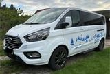 Ford Tourneo Custom (Unikat Folierung, große Wartung) - weiße Ford Tourneo Custom