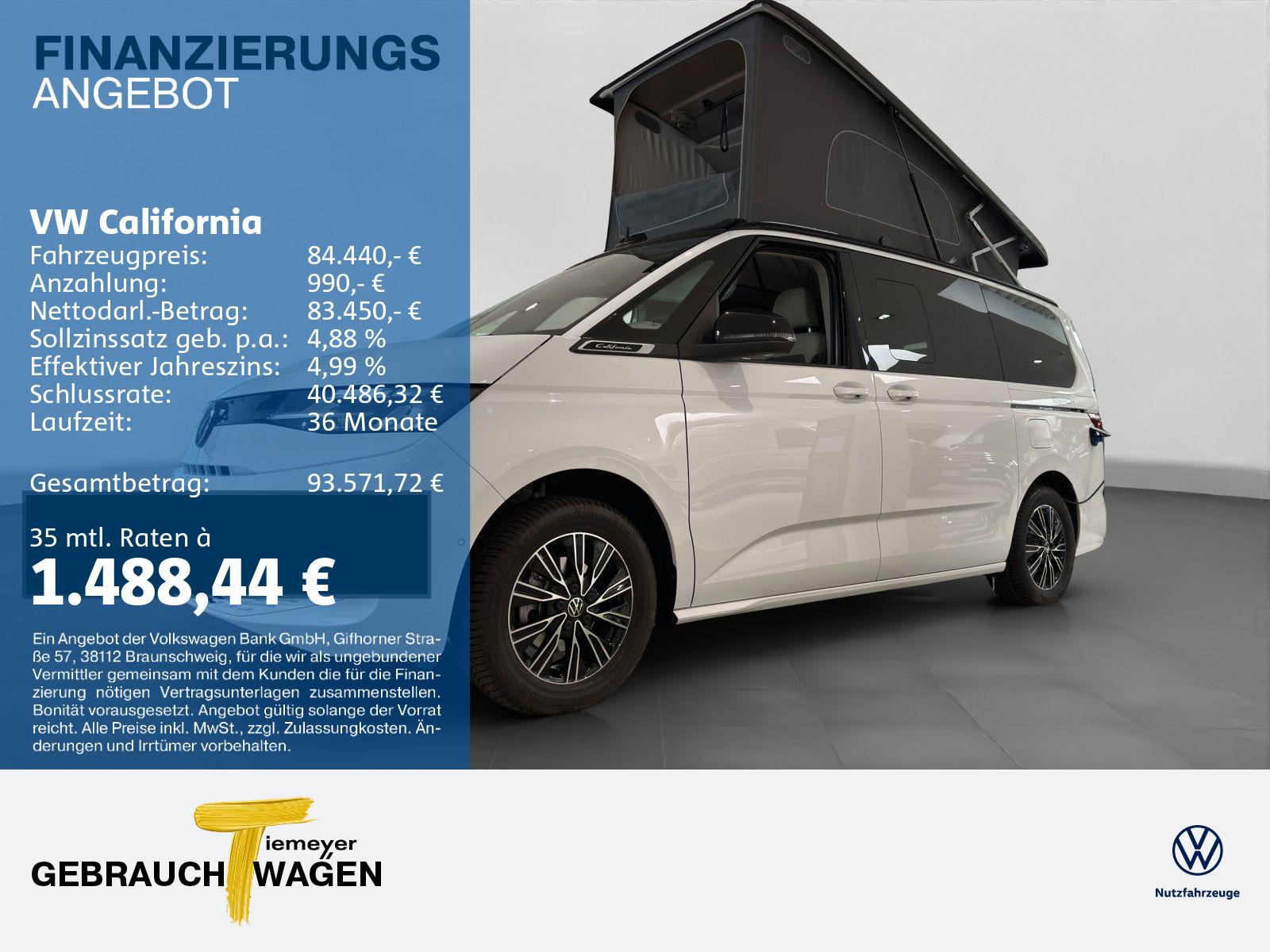 Volkswagen T7 California 2.0 TDI DSG Ocean Navi GJR AHK