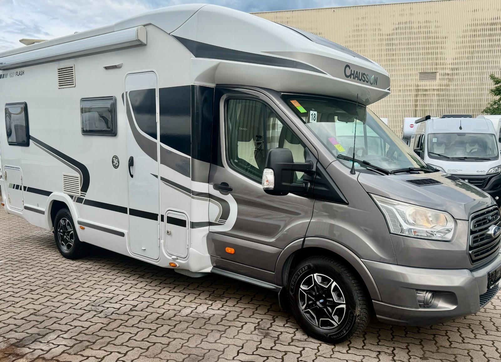 Chausson 627 FLASH - HubBett-2 x KLIMA -tiefes einzelbett