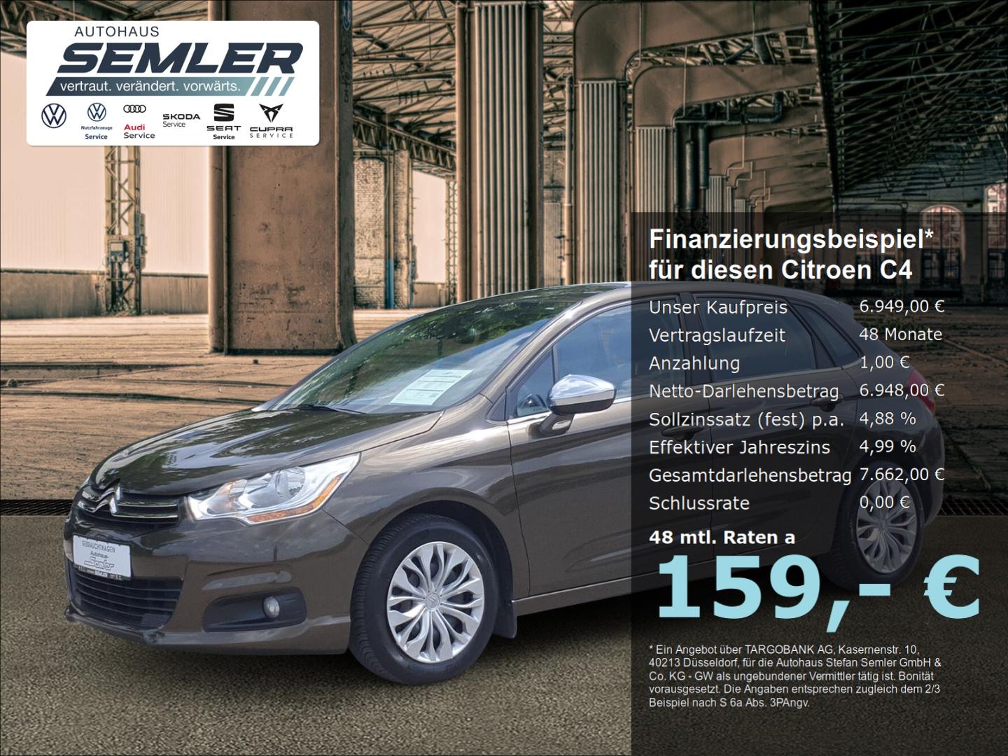 Citroën C4 Selection 1.2 Pure-Tech 6-Gang PDC SHZ GRA