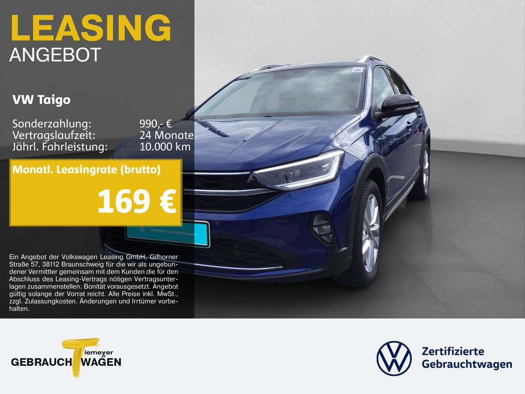 Volkswagen Taigo 1.5 TSI DSG STYLE IQ.LIGHT NAVI KAMERA APP