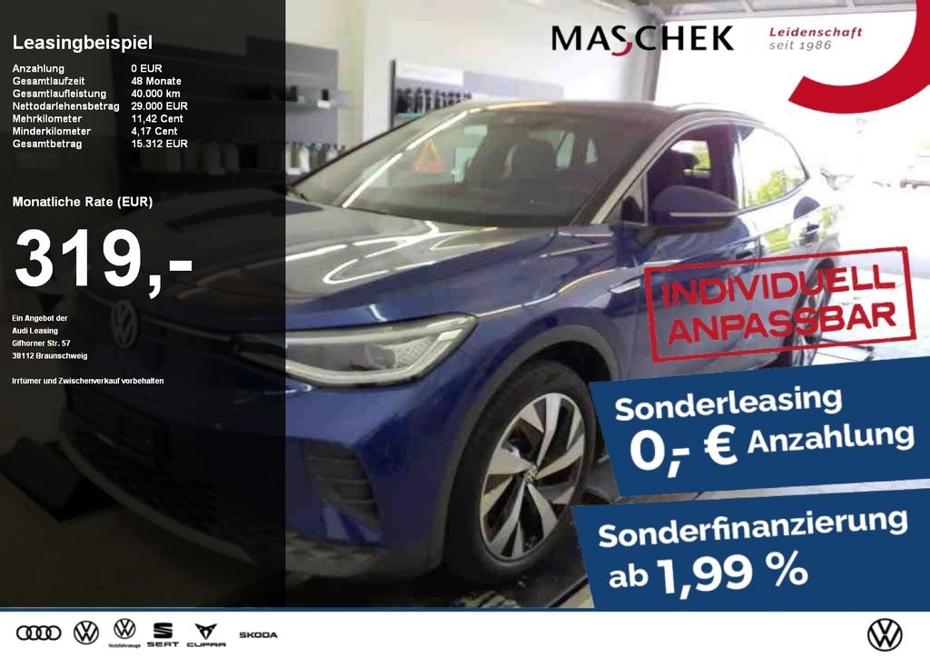 ID.4 Pro Perfomance 77 kWh AHK Matrix Sonderleas