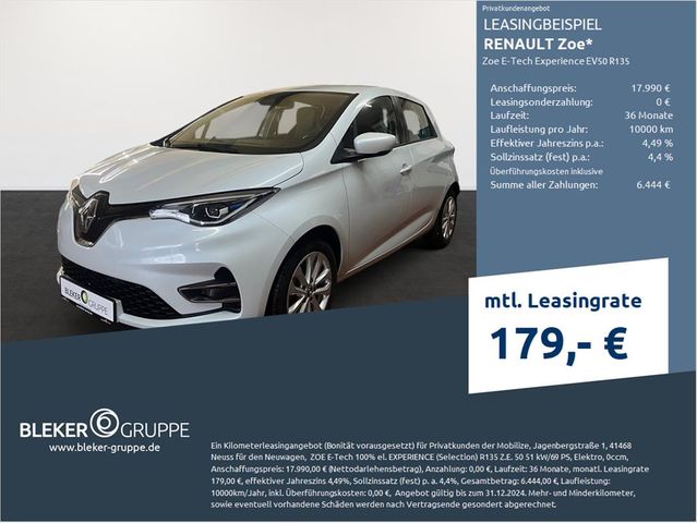 Renault ZOE E-Tech Experience EV50 R135