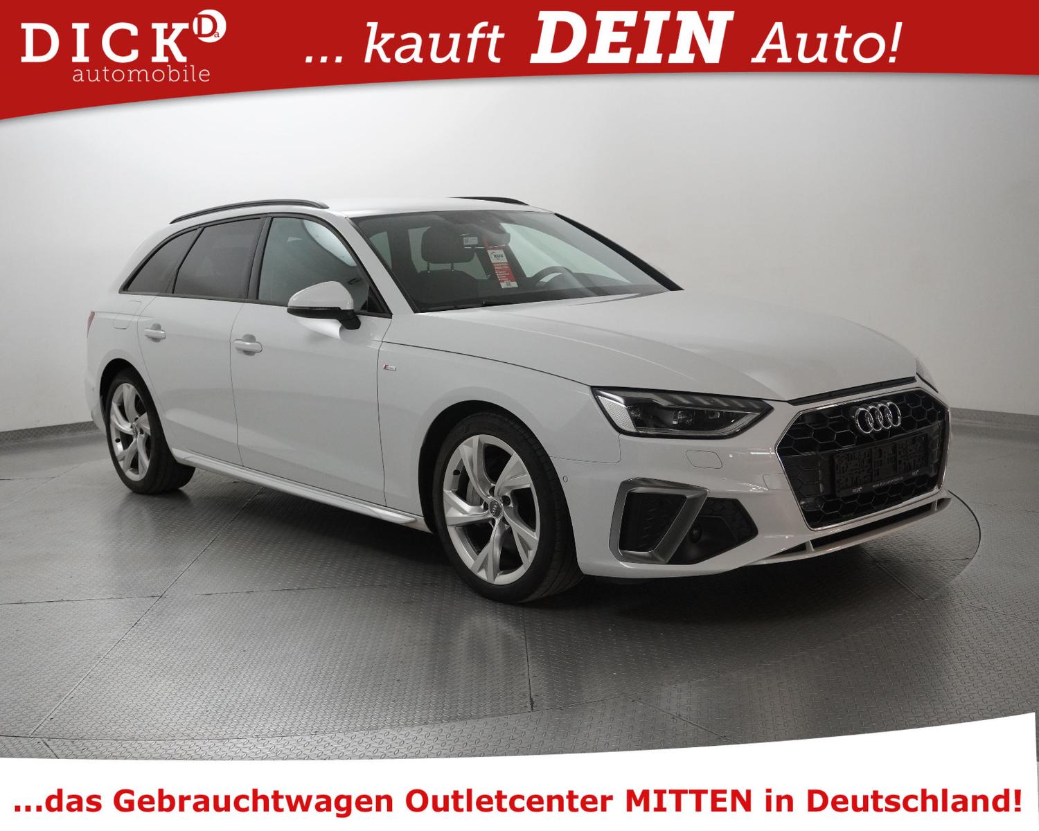 Audi A4 40d S-Tr. S LINE >MATRIX+B&O+MEMO+AHK+ACC+18"
