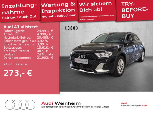 Audi A1 allstreet 25 TFSI Gar.2029 SHZ PDC Klima smar