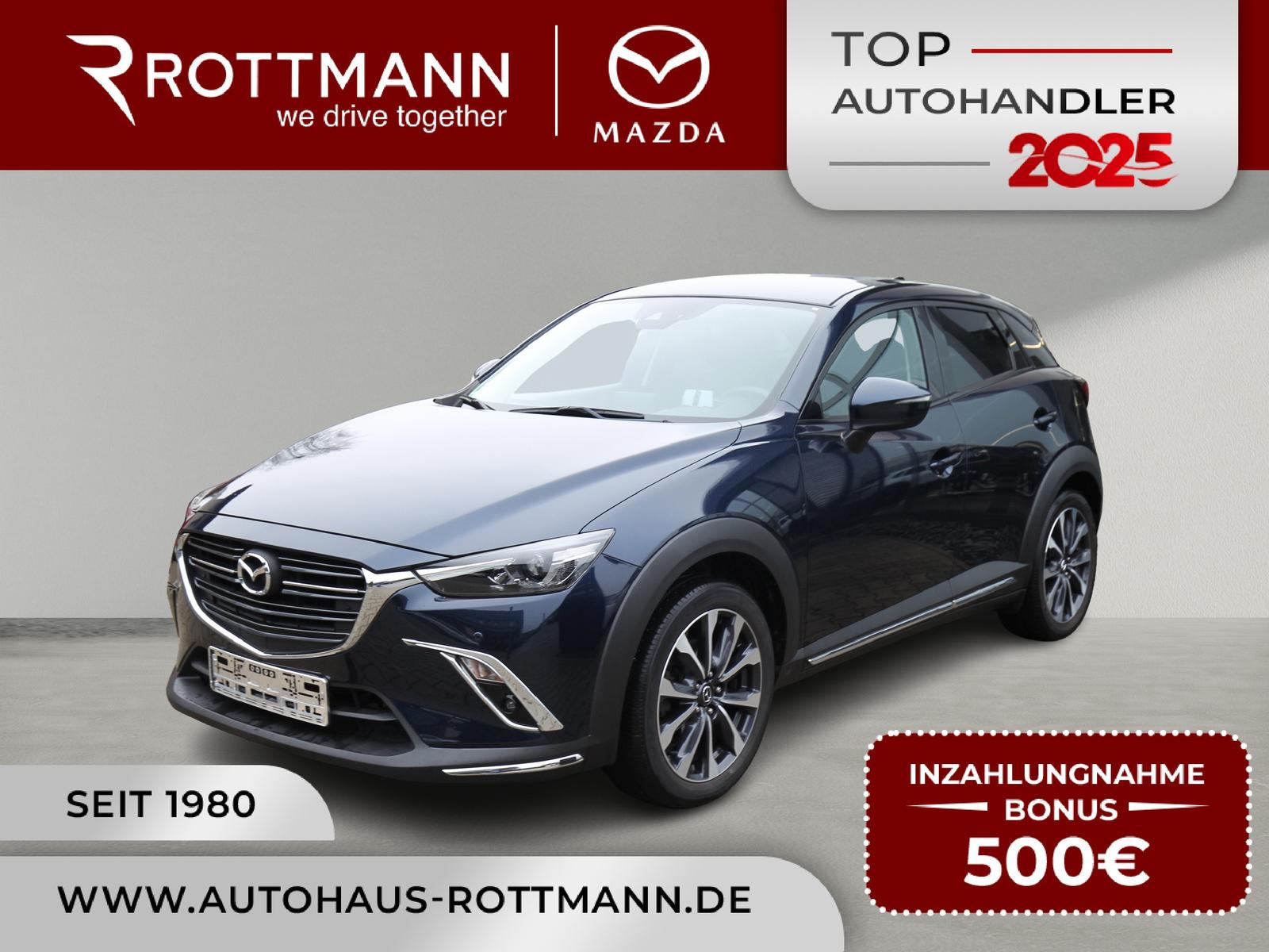 Mazda CX-3 SPORTS /r.Kamera/NAV/HeadUp/KeyLess/T-Leder