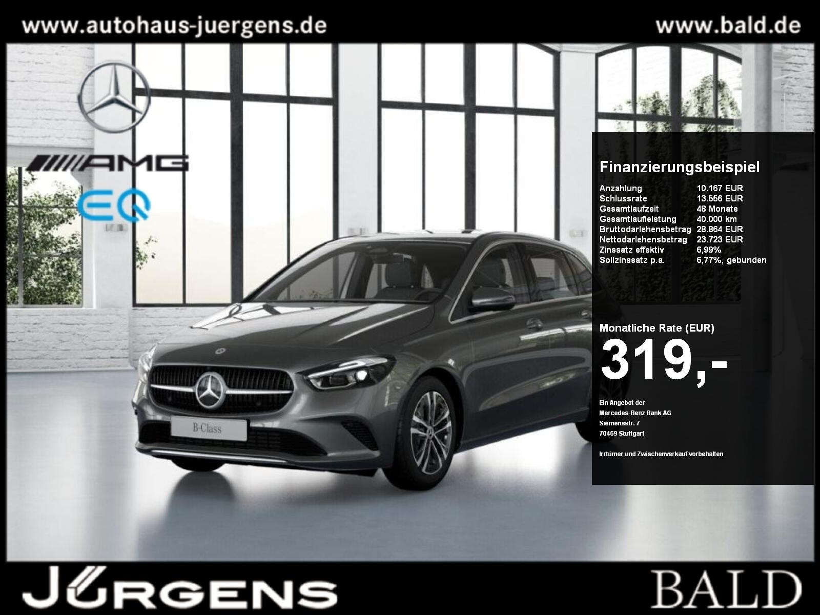 Mercedes-Benz B 200 Progressive Line AHK Multibeamm