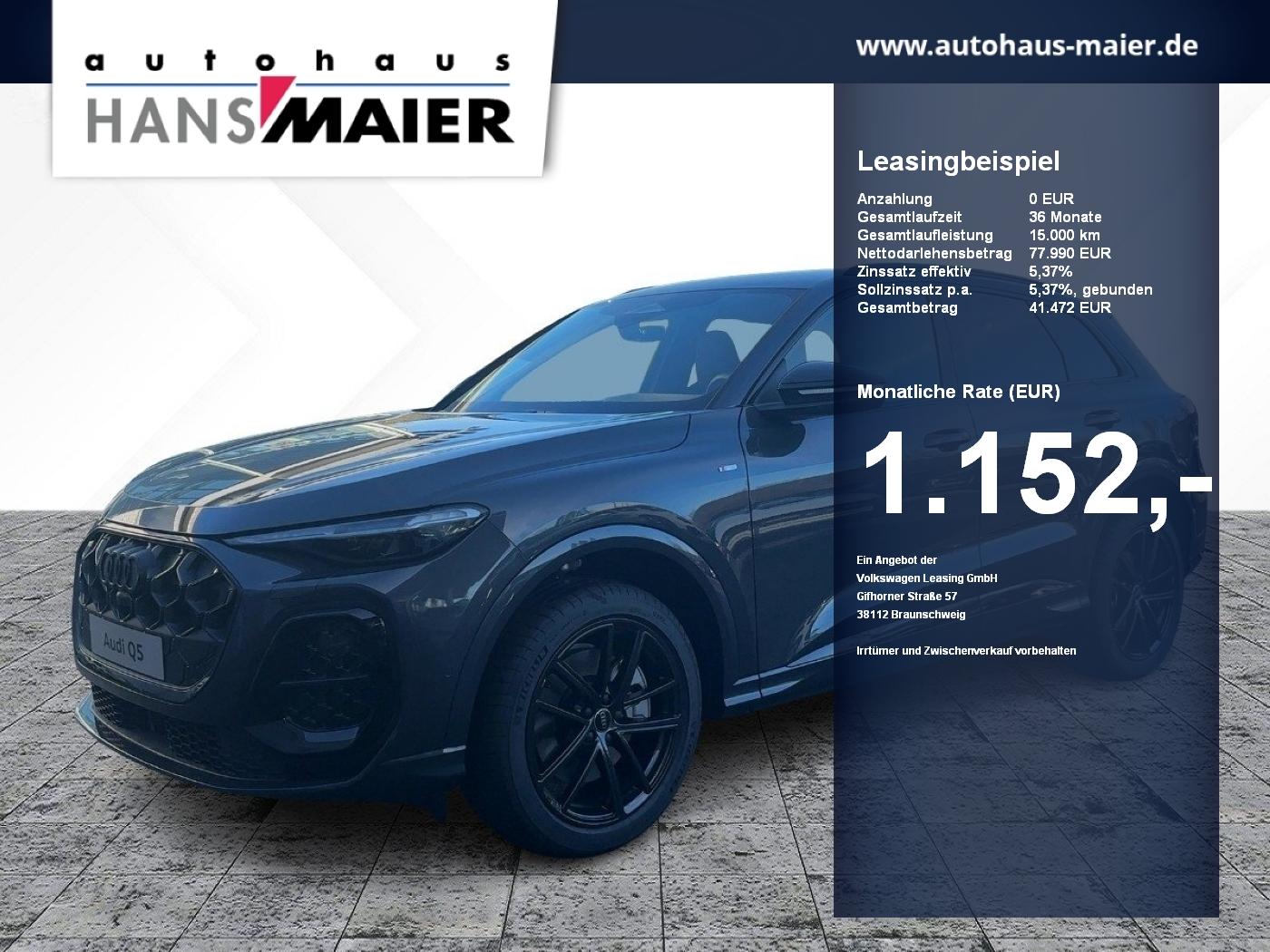 Audi Q5 TDI quattro S Line S tronic StdHz Navi Sound