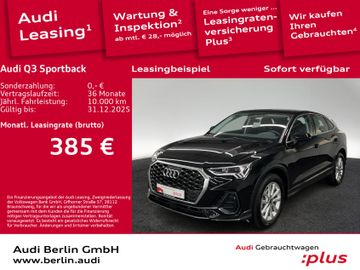 Audi Leasingangebot: Audi Q3 Sportback 35 TFSI S tr. VIRTUAL PDC LED RFK