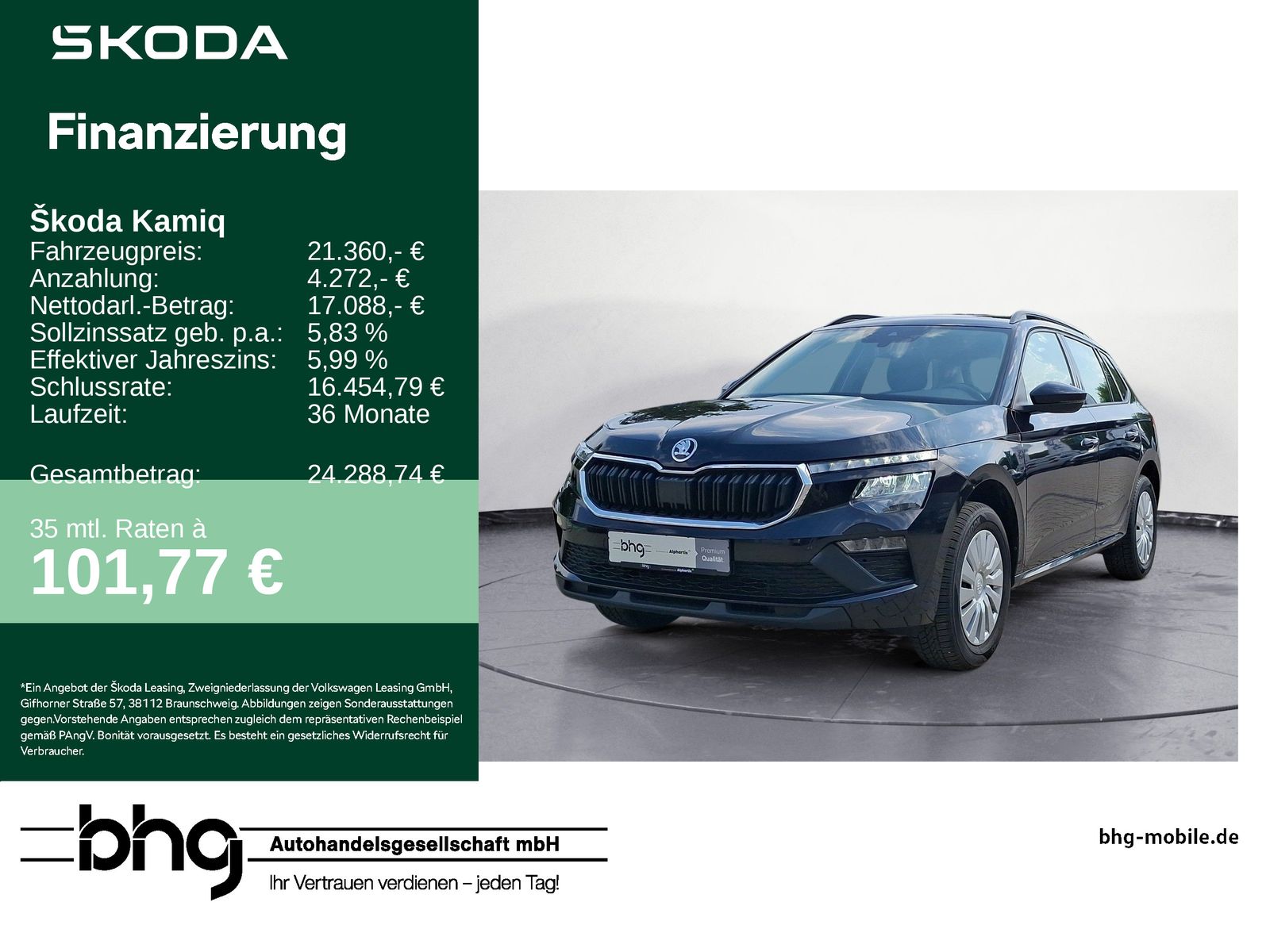 Skoda Kamiq 1.0 TSI DSG Essence