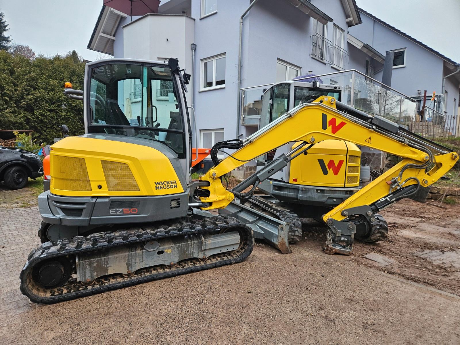 Wacker Neuson EZ50 Powertilt Klima 2 Löffel