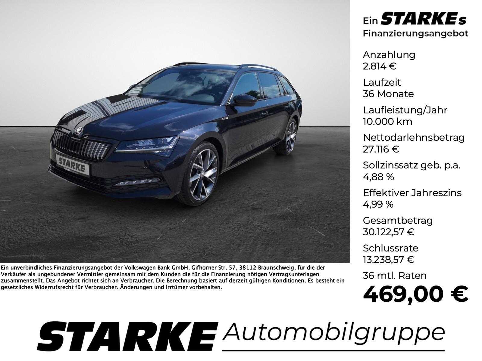 Skoda Superb Combi iV 1.4 TSi DSG Sportline  AHK Stand