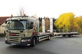 Scania Autotransporter+Maschinentransporter Komplettzug - Gebraucht Maschine