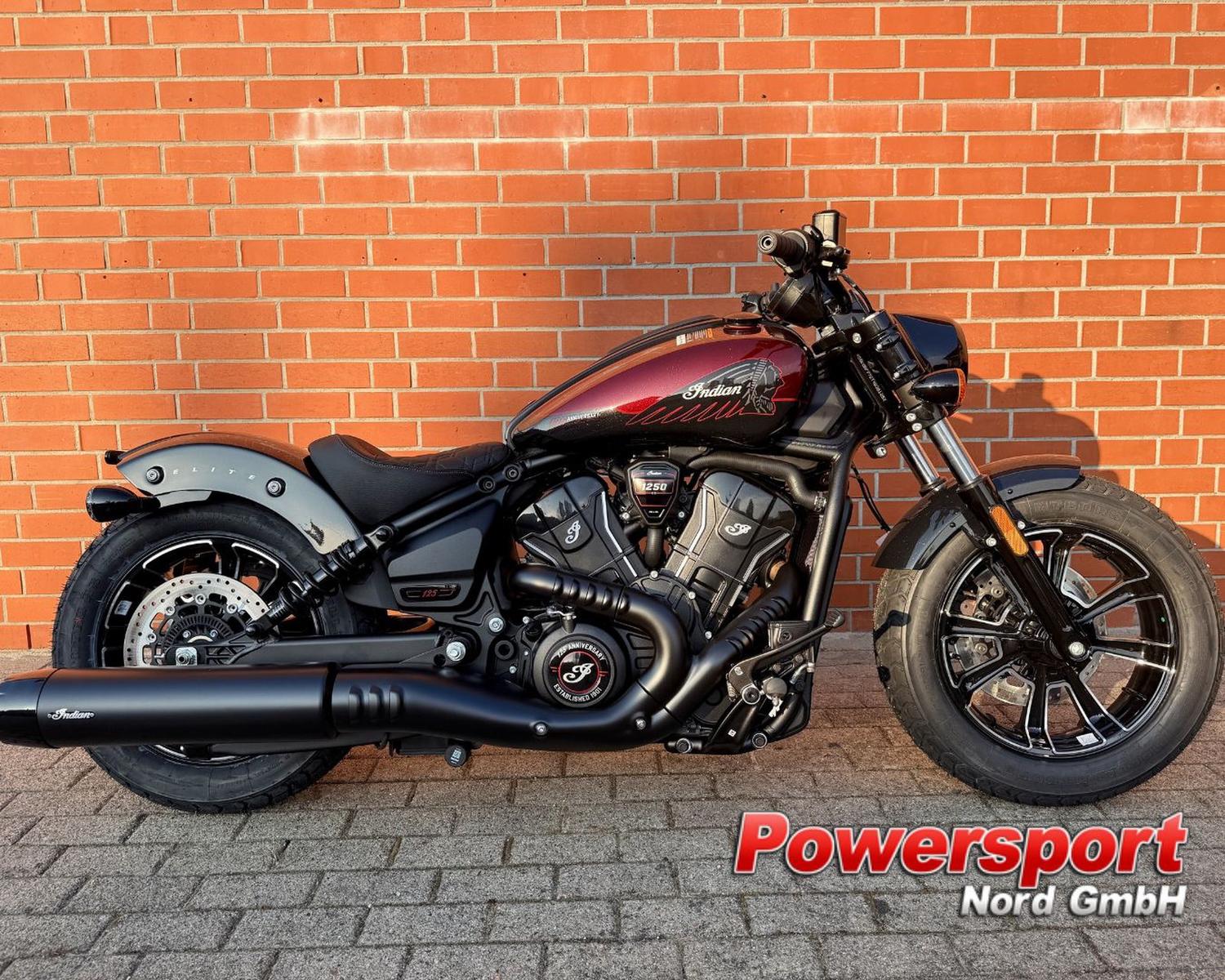 Indian Scout Bobber Elite 125th Jubiläumsedition