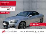 Audi A5 Cabriolet 35 TDI S-TR S-LINE 5JG+LED+NAV+AHK - mit Diesel-Antrieb: Cabrio