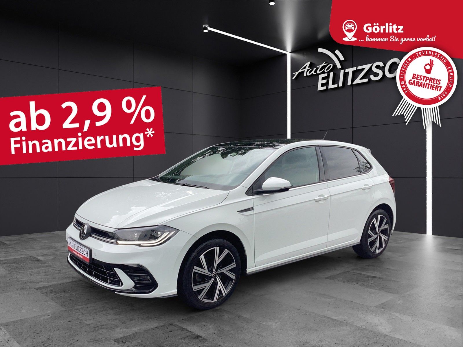 Fahrzeugabbildung Volkswagen Polo R-Line DSG MATRIX RFK PANO