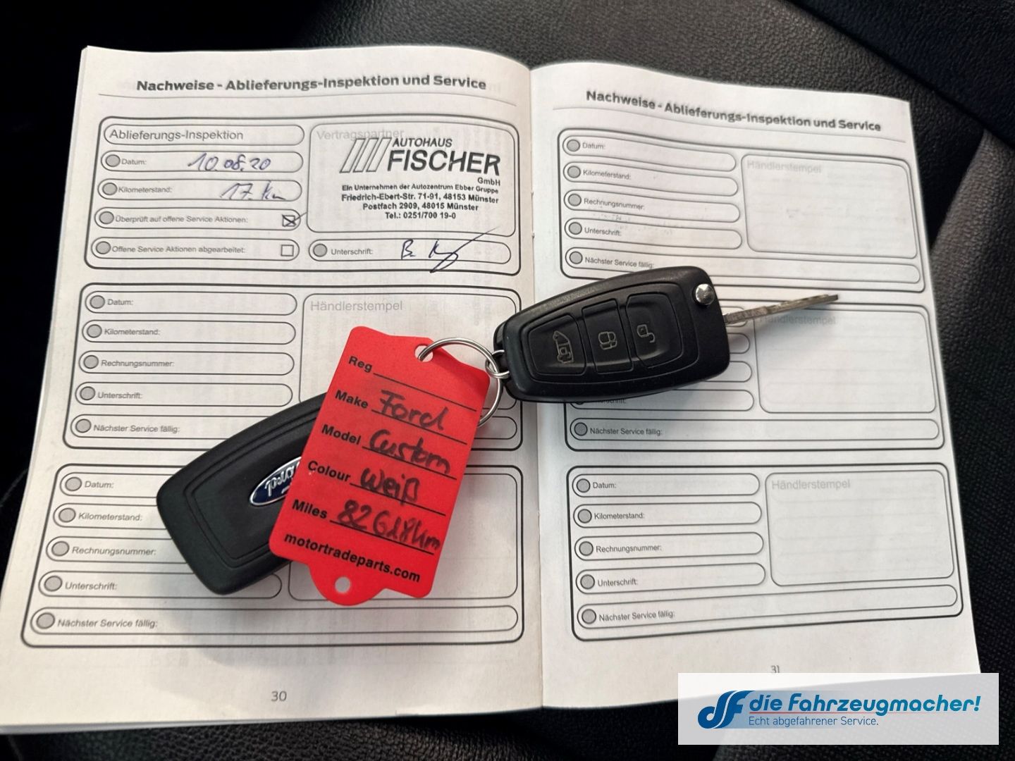 Fahrzeugabbildung Ford Transit Custom Kasten 280 L1 Trend 2.0 TDCi Klim