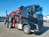 Volvo FH 540 6x4 mit Doll Anhänger u. Ladekran - Ladekran