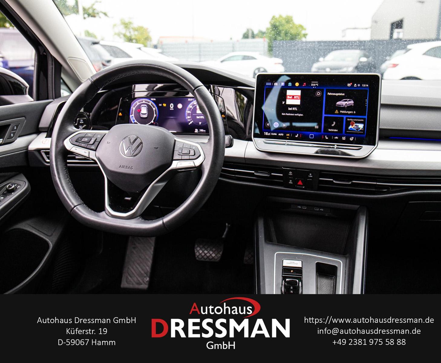 Volkswagen Golf 1.5 eTSI Life LED ACC SITZ/LENKHZG PDC, миниатюра 14