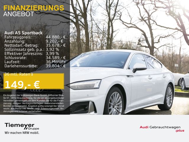 Audi A5 Sportback 40 TDI Q S LINE MATRIX LEDER LM19 M