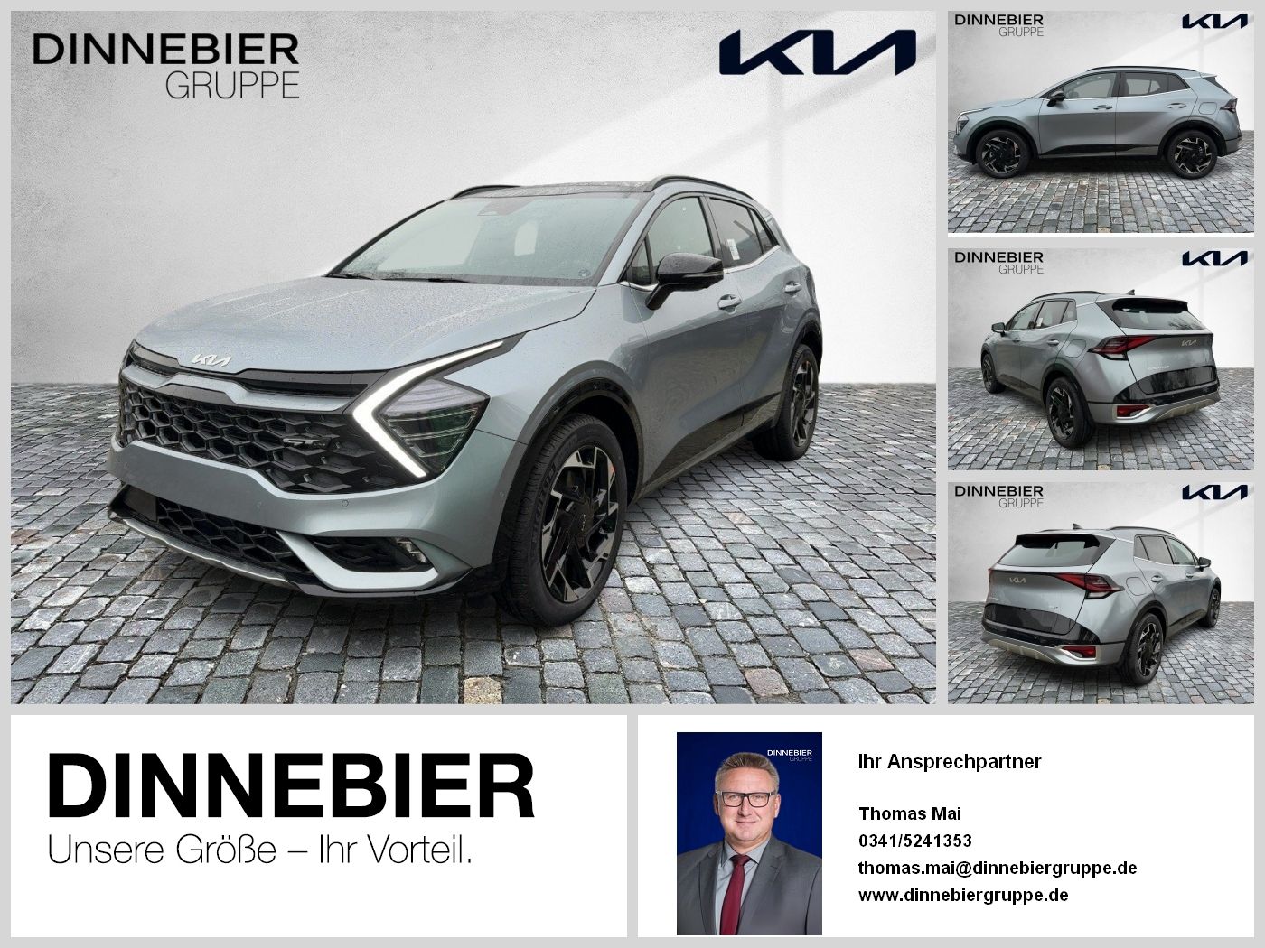 Kia Sportage 1.6T GT-Line AWD+Glasdach+360°+LED