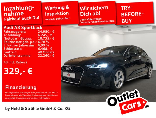 Audi A3 Sportback S line 35 TDI S tronic BUSINESS NAV