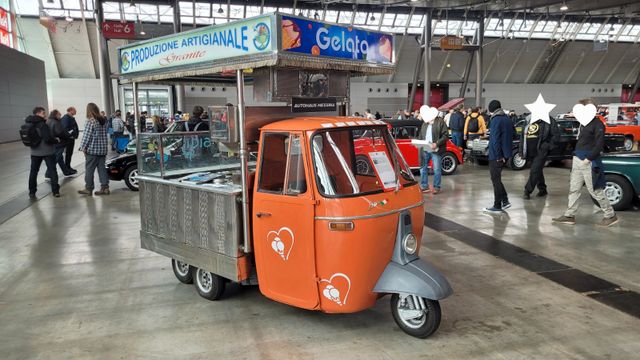 Piaggio APE 400R Eiswagen Foodtruck