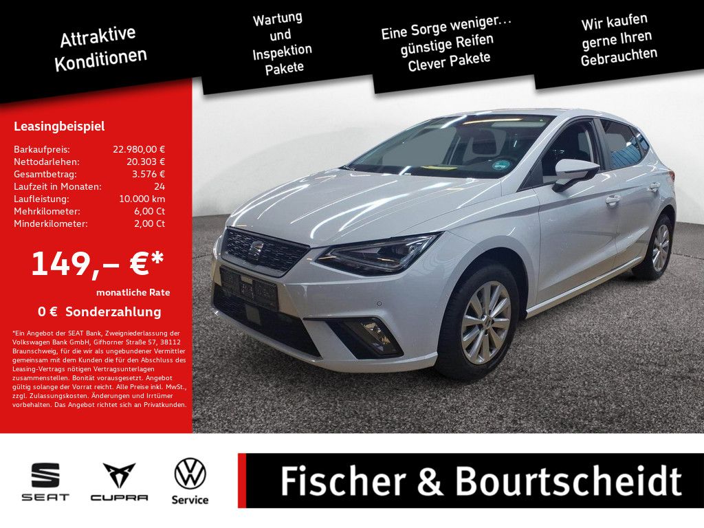 Seat Ibiza 1.0 TSI Style NAV LED SHZ KAM PDC