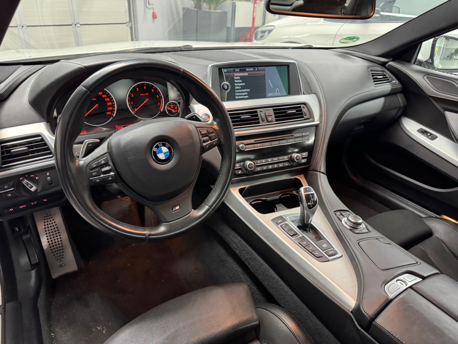BMW 650 i xDrive Coupé V8 408 ch – Pack M – Toit panoramique – Sièges confort ventilés et chauffants – HUD – Caméras 360°
