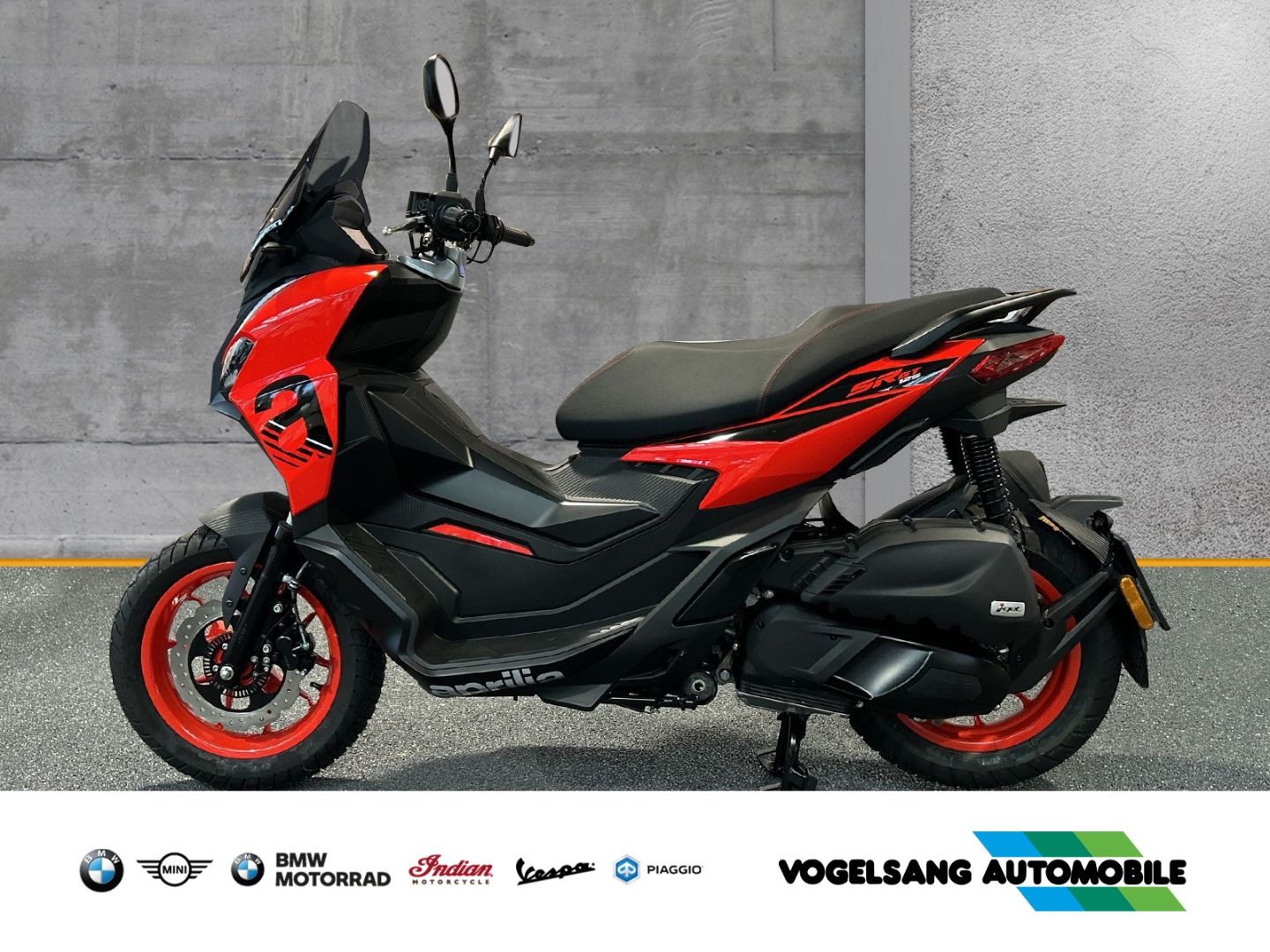 Fahrzeugabbildung Aprilia SR 125 SR-GT Sport, I-Get, Modell 2025, Voll-LED