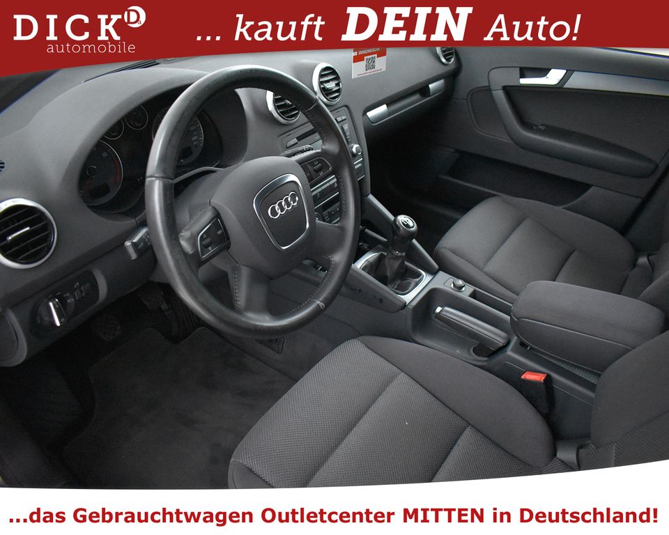 Audi A3 SB 1.4 TFSI Attract. XEN+SHZ+PDC+TEMP+MFL+17"