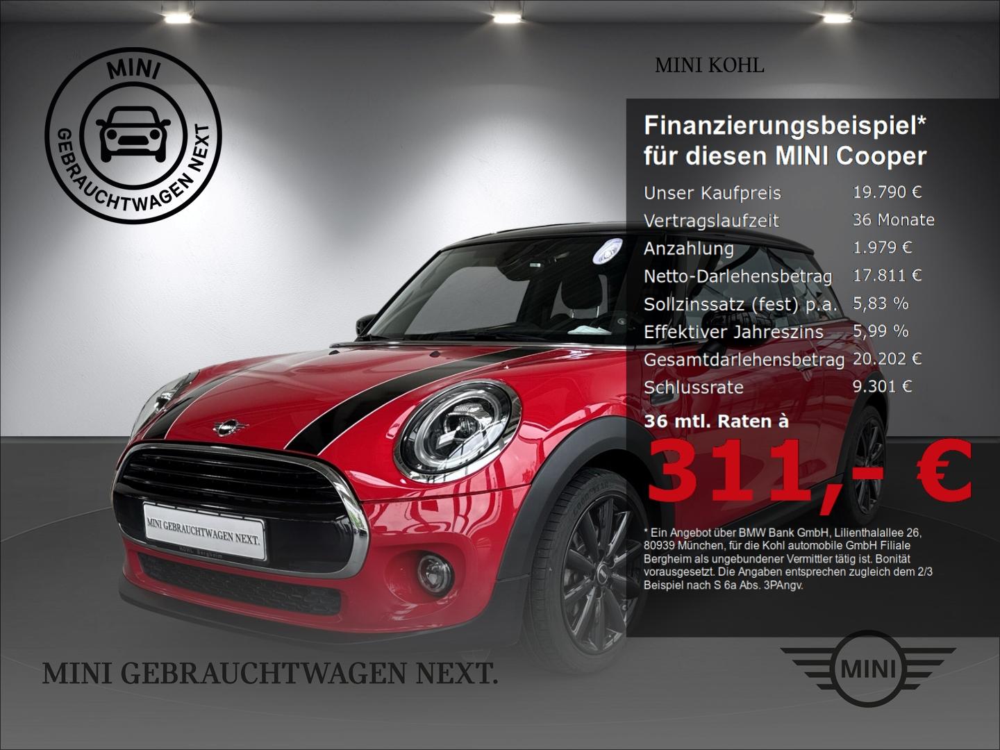 MINI Cooper Chili Panoramadach Navigation Sitzheizung