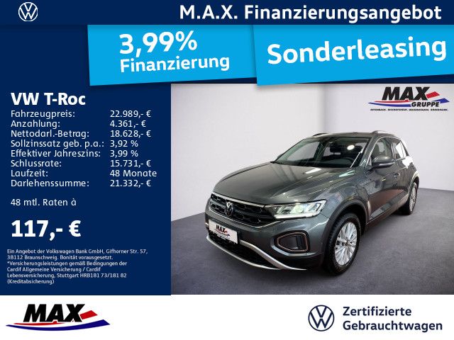 T-Roc 1.0 TSI LIFE LED+NAVI+APP+DCP+SITZHZG+ALU+
