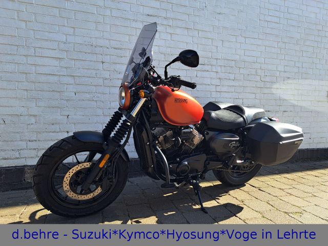 Hyosung GV125 S Aquila Euro 5  Koffer, Scheibe, 1. Hand