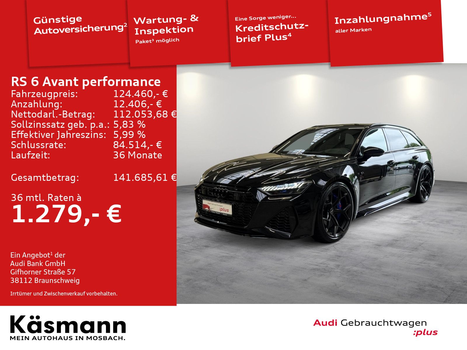 Audi RS6 Avant performance qu KERAMIK VMax 305 RS-AGA foto 2