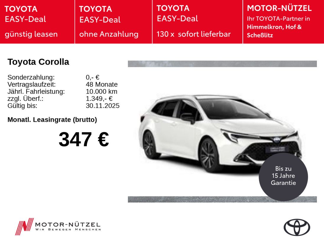 Toyota Corolla TS Hybrid Teamplayer *sofort verfügbar*