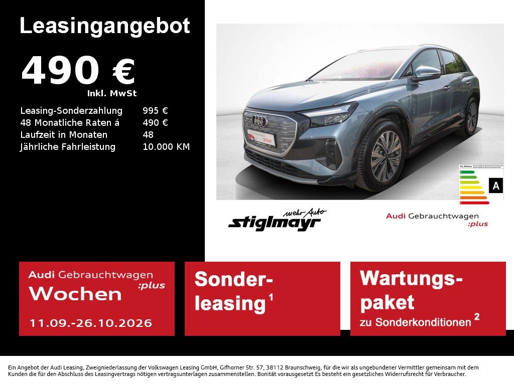 Audi Q4 e-tron 45 quattro AHK+KAMERA+LED+NAVI+ALU19´