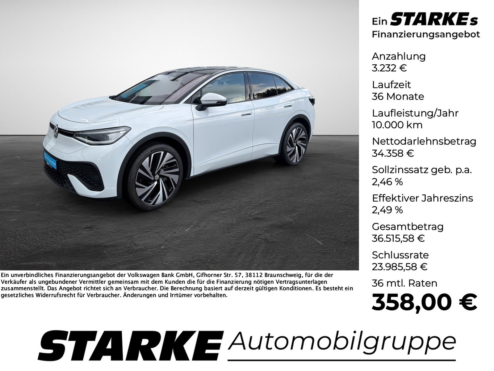Volkswagen ID.5 Pro mit Infotainment-Paket HeadUp Standhei