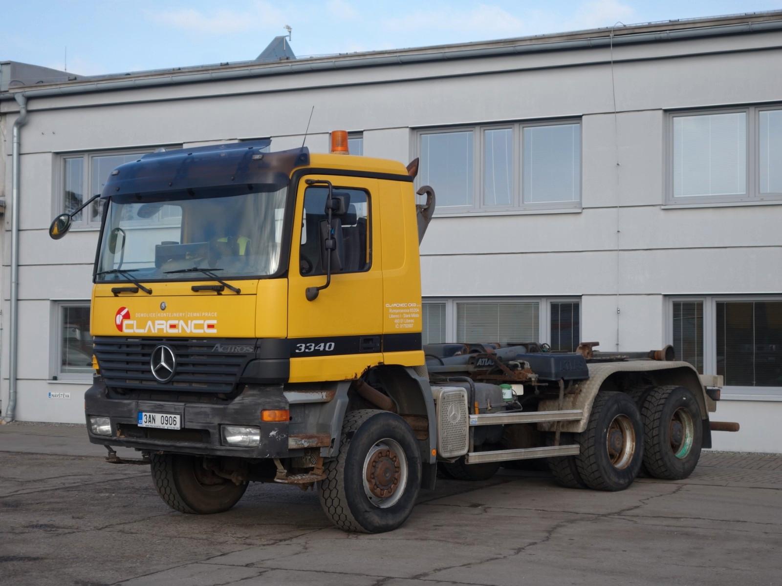 Mercedes-Benz Actros 3340 6x6, Abrollkipper ATLAS