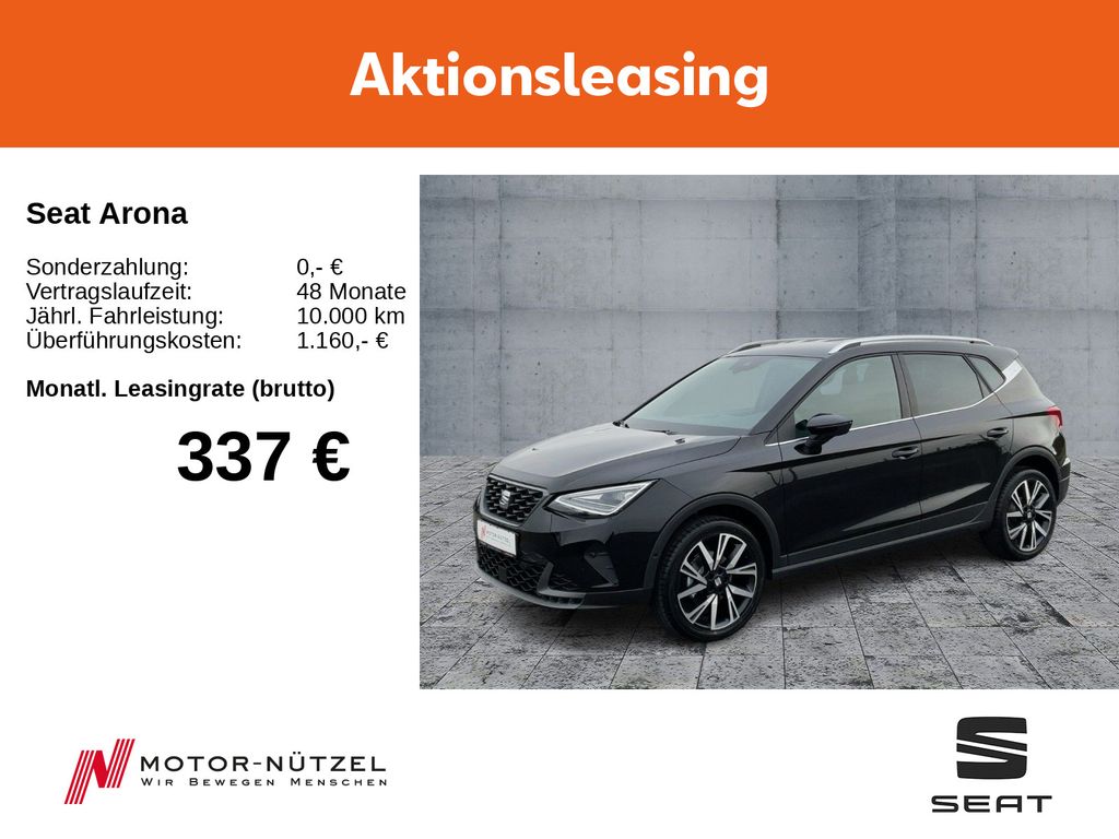 Seat Arona 150 PS/ DSG/ KESSY/ LED/ SHZ/ NAVI/RFK/PDC