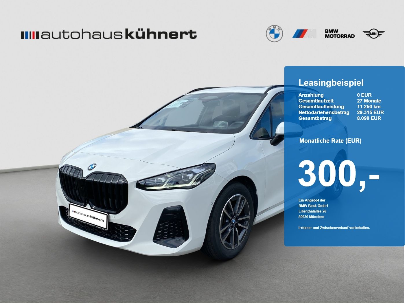 BMW 223i xDrive Active Tourer M-Sport ACC AHK Pan foto 1