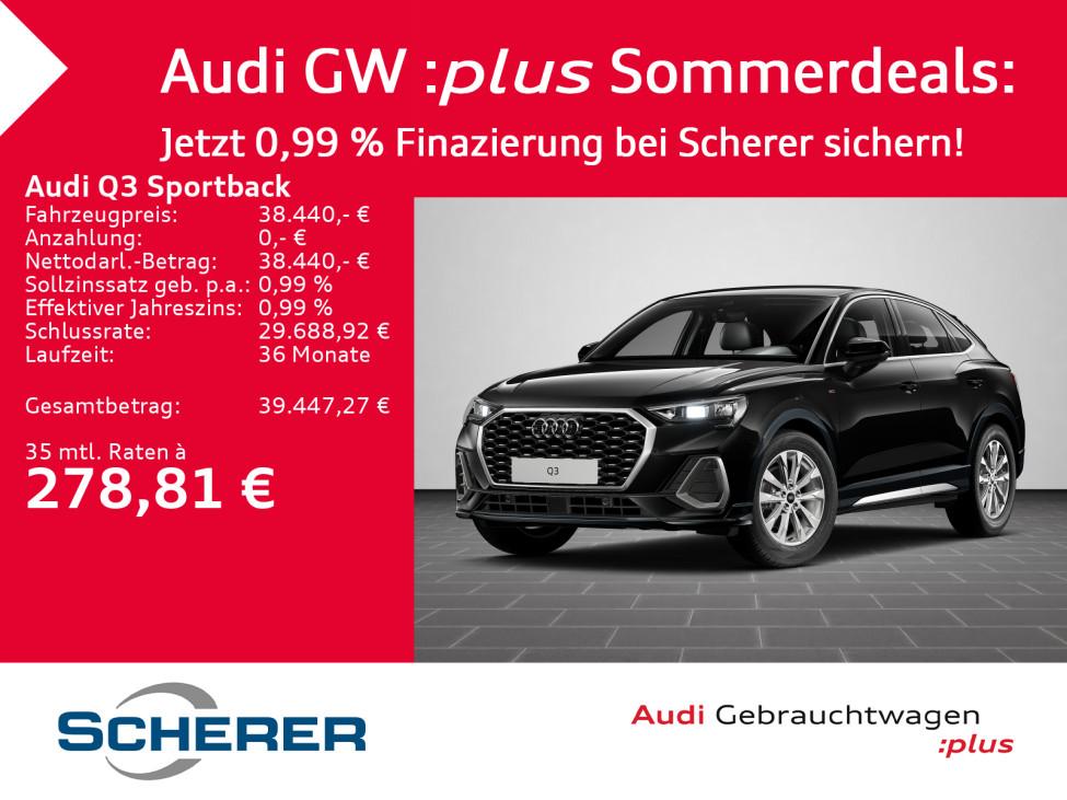 Audi Q3 Sportback S line 35 TDI S tronic NAVI RFK ACC