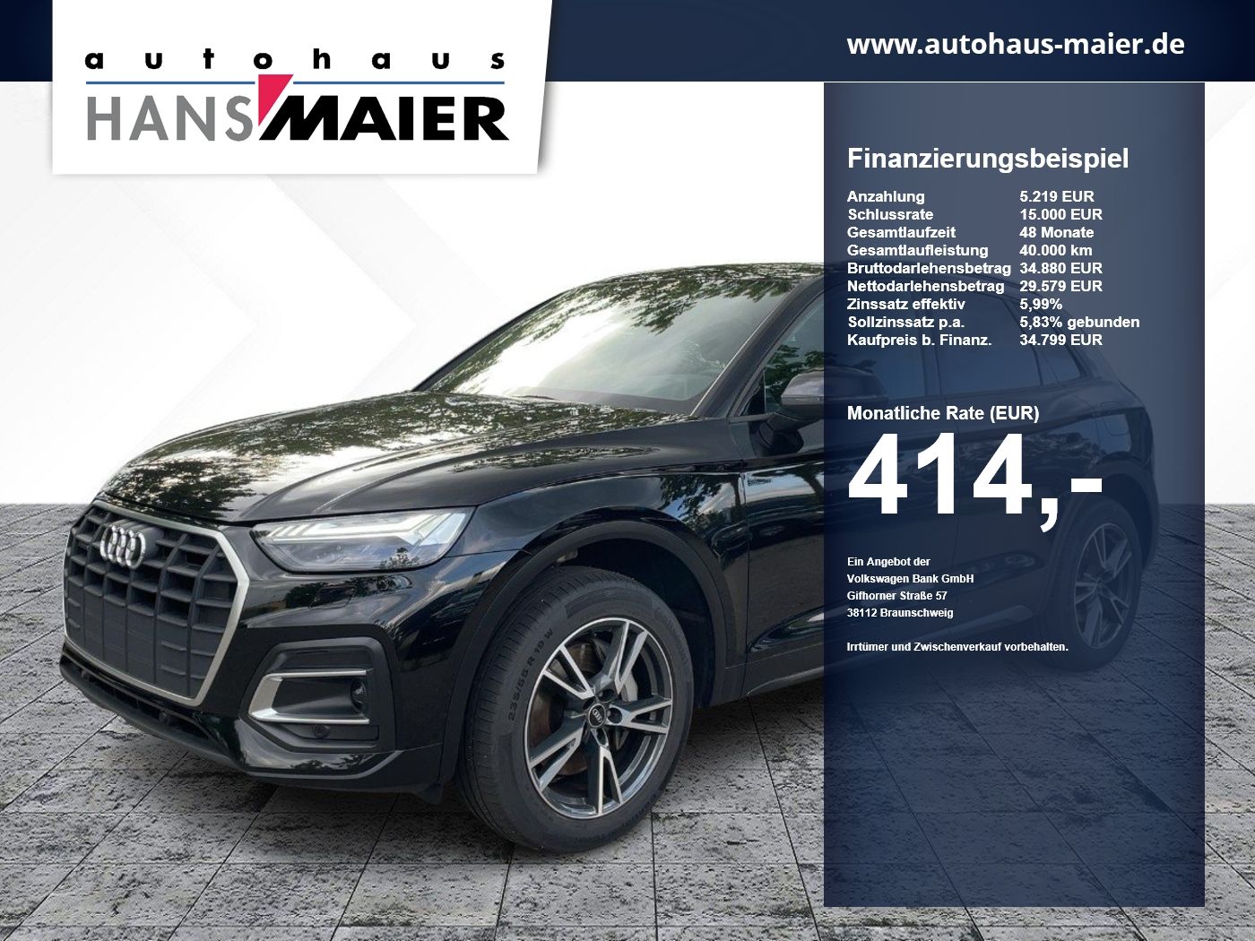Audi Q5 50 TFSI e quattro Stronic AHK ASI Navi Matrix