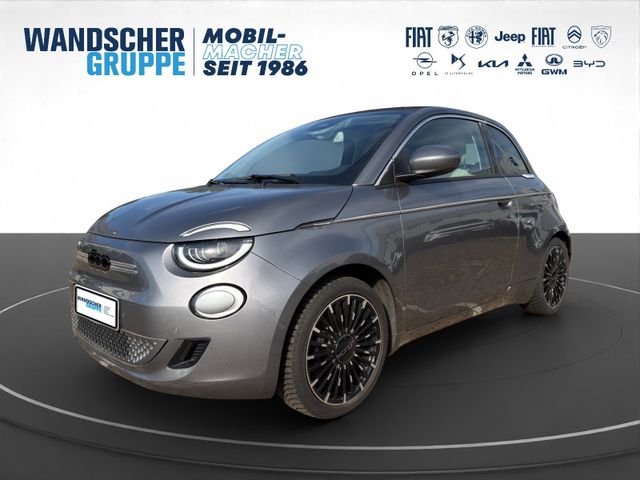 Fiat 500 e Cabrio La Prima 360+Kam.+KeyLess+LED+Navi