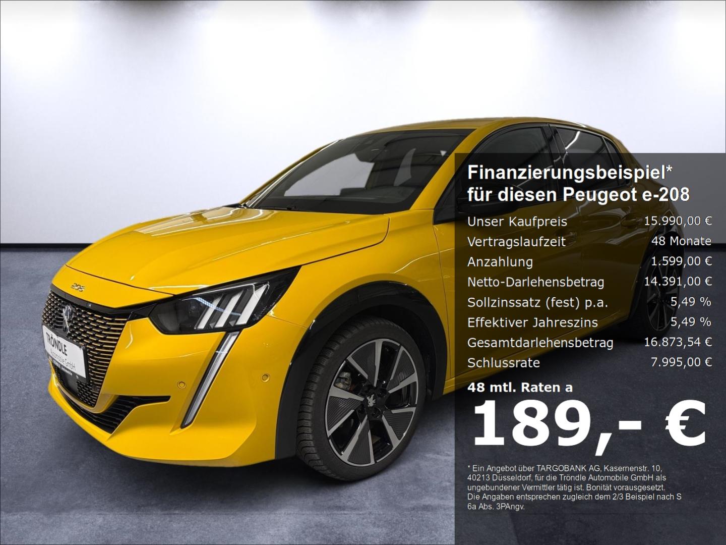 Peugeot e-208 GT-Line Rückfahrk. PDC Digitales Cockpit T