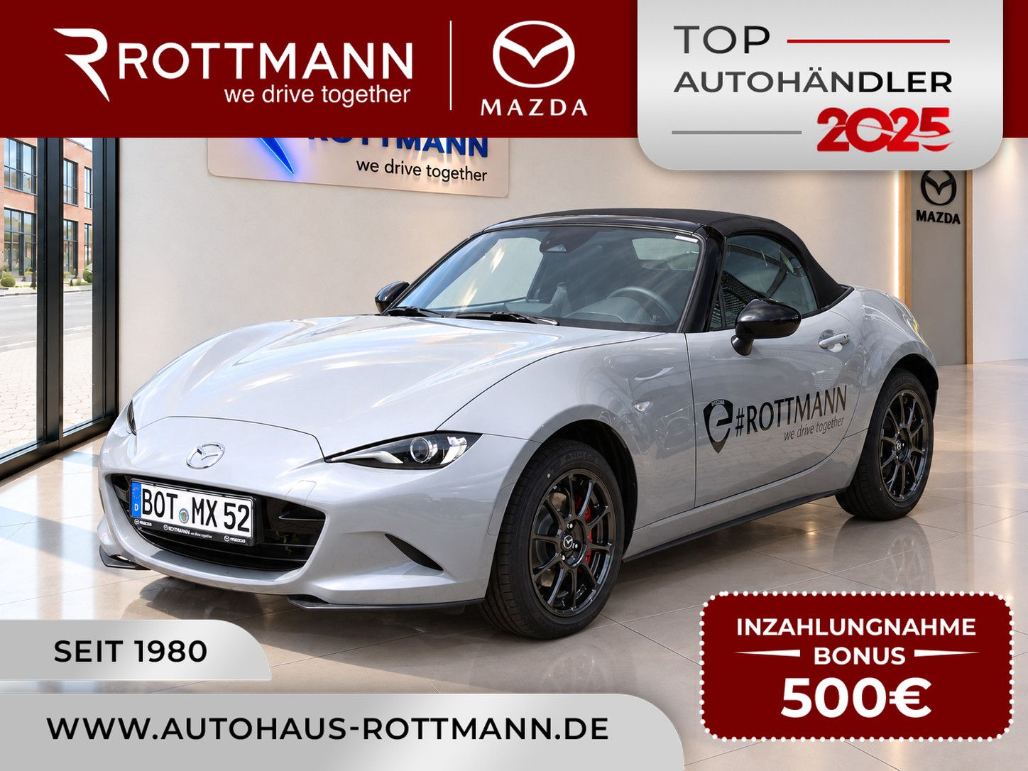 Mazda MX-5 1.5 SKYACTIV-G 132 Homura /Recaro/BOSE/ACAA